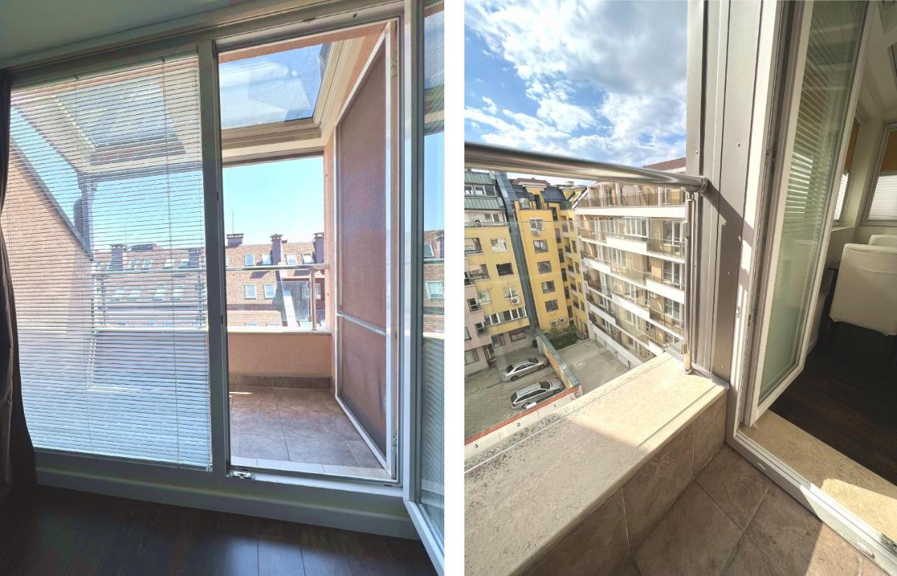Unique Luxurious Jacuzzi Penthouse Duplex In City Center! 2 Baths! Free Parking! Sofia Luaran gambar